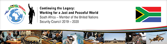 South Africa – A member of the UNSC 2019 – 2020United Nations Security Council 2019-2020