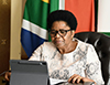 Deputy Minister Candith Mashego-Dlamini participates in the Video Conference of the BRICS Deputy Ministers of Foreign Affairs/Special Envoys on the Middle East and North Africa (MENA), Pretoria, South Africa, 17 May 2021.