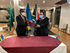 Minister Naledi Pandor hosts the Minister of Foreign Affairs and International Cooperation, Dr Vincent Biruta, of the Republic of Rwanda, in Pretoria, South Africa, 4 June 2021.