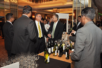 High Commissioner Doidge promoting South African Wine.