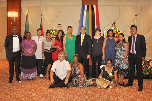 The staff of the South African High Commission.