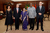 President Cyril Ramaphosa receives a Courtesy Call from the BRICS Foreign Ministers, OR Tambo Building, Pretoria, South Africa, 3 June 2018; ahead of the BRICS Ministerial Meeting of 4 June 2018. Left to right: Minister Lindiwe Sisulu, Foreign Minister of China, Wang Li; Minister of External Affairs of India of India, Ms Sushma Swaraj; President Cyril Ramaphosa and Deputy Minister of Brazil, Mr Marcos Galvão.