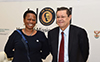 Deputy Minister Luwellyn Landers and Deputy Reginah Mhaule at the South African Heads of Missions Conference, OR Tambo Building, Pretoria, South Africa, 21-26 October 2018.