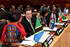 Deputy Minister Luwellyn Landers at a SADC Meeting on the side-lines of the Sixth Retreat of the Executive Council of the African Union Commission, Addis Ababa, Ethiopia, 13 September 2018.