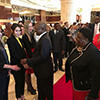 Deputy President David Mabuza arrives as Special Envoy of President Cyril Ramaphosa, in Moscow, Russian Federation, 15 May 2018.