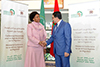 Minister Maite Nkoana-Mashabane during the African Union's (AU) Ministerial Conference on Migration, Rabat, Kingdom of Morocco, 9 January 2018. 