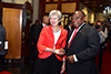 President Cyril Ramaphosa meets with Prime Minister Theresa May of the United Kingdom of Great Britain and Northern Ireland, Cape Town, South Africa, 28 August 2018.
