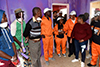 The Minister of Home Affairs, Malusi Gigaba, and Deputy Minister Reginah Mhaule take part in the Nelson Mandela Day activities the Reamogetswe Day Care Centre, Bela Bela, South Africa, 18 July 2018.