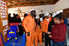 The Minister of Home Affairs, Malusi Gigaba, and Deputy Minister Reginah Mhaule take part in the Nelson Mandela Day activities the Reamogetswe Day Care Centre, Bela Bela, South Africa, 18 July 2018.
