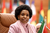 Minister Maite Nkoana-Mashabane during the African Union's (AU) Ministerial Conference on Migration, Rabat, Kingdom of Morocco, 9 January 2018.