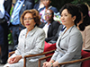 The First Lady of South Africa, Dr Tshepo Motsepe, and First Lady of the People's Republic of China, Ms Peng Liyuan, are on a guided tour of the College of Pre-school Education at the Capital Normal University, Beijing, People's Republic of China, 2 September 2018.