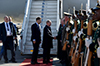 The President of Russia, Mr Vladimir Putin arrives at the OR Tambo International Airport. He is received by Minister Naledi Pandor, Johannesburg, South Africa, 26 July 2018.