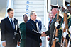 The President of Russia, Mr Vladimir Putin arrives at the OR Tambo International Airport. He is received by Minister Naledi Pandor, Johannesburg, South Africa, 26 July 2018.
