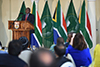 President Cyril Ramaphosa hosts the Diplomatic Corps in celebration of Africa Day 2018, Sefako M. Makgatho Presidential Guesthouse, Pretoria, South Africa, 25 May 2018.