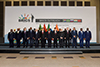 Family photograph of the BRICS Heads of State and the Heads of Government and State of the BRICS - Africa Outreach, and BRICS Plus; at the 10th BRICS Summit 2018, Sandton Convention Centre, Sandton, Johannesburg, South Africa, 27 July 2018.