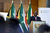 President Cyril Ramaphosa interacts with the Diplomatic Corps represented in South Africa, OR Tambo Building, Pretoria, South Africa, 14 September 2018.