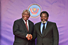 President Cyril Ramaphosa during a Welcome Ceremony at the African Union House, Kinshasa, Democratic Repubic of Congo, 10 August 2018.