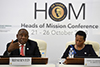 President Cyril Ramaphosa addresses the South African Heads of Missions Conference, OR Tambo Building, Pretoria, South Africa, 23 October 2018