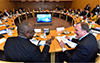 President Cyril Ramaphosa and Prime Minister of Sweden Stefan Löfven Co-chair the International Labour Organisation (ILO) Global Commission on the Future of Work, Geneva, Switzerland, 16 May 2018.