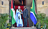 President Cyril Ramaphosa receives President Brahim Ghali of the Saharawi Arab Democratic Republic (SADR), Union Buildings, Pretoria, South Africa, 5 June 2018.