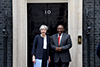 Bilateral Meeting between President Cyril Ramaphosa and the Prime Minister of the United Kingdom, Ms Theresa May, London, United Kingdom, 17 April 2018. The Working Visit includes the Commonwealth (CHOGM) Heads of Government Meeting of 19-20 April 2018.