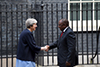 Bilateral Meeting between President Cyril Ramaphosa and the Prime Minister of the United Kingdom, Ms Theresa May, London, United Kingdom, 17 April 2018. The Working Visit includes the Commonwealth (CHOGM) Heads of Government Meeting of 19-20 April 2018.