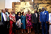 President Cyril Ramaphosa, the President of the United Nations General Assembly, Ms María Fernanda Espinosa, and the Secretary-General of the United Nations, Mr António Guterres; unveil the Nelson Mandela Statue at the UN Headquarters, New York, USA, 24 September 2018.