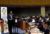 President Cyril Ramaphosa addresses a High-Level Meeting on the fight against Tuberculosis convened by the President of the United Nations General Assembly, Ms María Fernanda Espinosa, New York, USA, 26 September 2018.