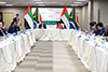 Meeting between Minister Lindiwe Sisulu and the Minister of Foreign Affairs and International Cooperation of the Arab Emirates (UAE), Sheik Abdullah bin Zayed Al Nahyan, for the Second Joint Commission between South Africa and the United Arab Emirates (UAE), OR Tambo Building, Pretoria, South Africa, 22 October 2018.