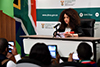 Minister Lindiwe Sisulu briefs the media on international developments, Pretoria, South Africa, 4 July 2018.