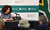 Minister Lindiwe Sisulu addresses members of the media on the recently-held 10th BRICS Summit as well continental and international issues, Pretoria, South Africa, 2 August 2018.