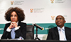 Minister Lindiwe Sisulu briefs the media on the outcomes of the SADC Summit recently held in Namibia, and updates the media on the upcoming international engagements, which include FOCAC; the Third Indian Ocean Conference in Vietnam; and the Sub-Saharan High Level Ministerial Exchange in Singapore, OR Tambo Building, Pretoria, South Africa, 27 August 2018.