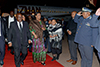 President Nana Addo Dankwa Akufo-Addo of the Republic of Ghana and spouse arrive at Waterkloof Air Force Base, Pretora, South Africa, 4 July 2018.