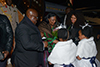 President Nana Addo Dankwa Akufo-Addo of the Republic of Ghana and spouse arrive at Waterkloof Air Force Base, Pretora, South Africa, 4 July 2018.