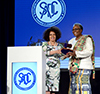 Minister Lindiwe Sisulu hands over the role of chair of the SADC Council of Ministers to the Deputy Prime Minister and Minister of International Relations and Cooperation of Namibia, Ms Netumbo Nandi-Ndaitwah, Windhoek, Namibia. 13 August 2018.