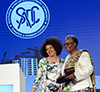 Minister Lindiwe Sisulu hands over the role of chair of the SADC Council of Ministers to the Deputy Prime Minister and Minister of International Relations and Cooperation of Namibia, Ms Netumbo Nandi-Ndaitwah, Windhoek, Namibia. 13 August 2018.