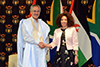 Minister Lindiwe Sisulu and the Minister of Cooperation of the Saharawi Arab Democratic Republic (SADR), Mr Bulahi Sid, sign a Memorandum of Understanding (MOU) on Technical Assistance and the Exchange of Notes on Humanitarian Assistance to the Western Saharawi refugee camps, Pretoria, South Africa, 29 March 2018.