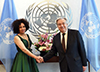 Minister Lindiwe Sisulu pays a Coutersy Call on the Secretary General of the United Nations, Mr Antoinio Guterres, New York, USA, 8 June 2018.