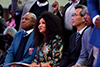 Minister Lindiwe Sisulu with Bishop Mosa Sono and Ambassador S T Lin of China, Soweto, South Africa, 17 June 2018.