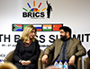 Professor Anil Sooklal, the Deputy Director General of Asia Middle East from the Department of International Relations and Cooperation, addresses the BRICS Roundtable Discussion, Durban, South Africa, 18 June 2018.