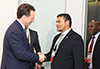 Meeting between Deputy Minister Botes and the UNRWA Representative, Mr Pierre Krähenbühl, at the 18th Summit of Heads of State and Government of the Non-Aligned Movement (NAM), Baku, Azerbaijan, 26 October 2019.