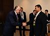 Meeting between Deputy Minister Alvin Botes and Foreign Minister, Elmar Mammadyarov, of Azerbaijan, on the sidelines of the 18th Ministerial Meeting of the Summit of Heads of State and Government of the Non-Aligned Movement (NAM), Baku, Azerbaijan 23 October 2019.