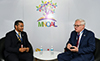 Deputy Minister Alvin Botes meets with Vice Minister of Foreign Affairs, Sergei Ryabkov of the Russian Federation; Caracas, Venezuela, 21 July 2019.