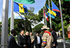 Deputy Minister Alvin Botes pays respect at the grave of President Hugo Chavez at Cuartel de la Montaña, Caracas, Venezuela, 23 July 2019.