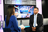 Deputy Minister Alvin Botes being interviewed by TeleSUR, Caracas, Venezuela, 19 July 2019.