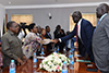 Courtesy Call by Deputy Minister Candith Mashego-Dlamini to the Minister in the Office of the President, Mr Mayiik Ayii Deng, Juba, South Sudan, 8 August 2019.
