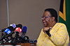 Meeting between Minister Naledi Pandor and members of the African Diaspora, OR Tambo Building, Pretoria, South Africa, 20 September 2019.