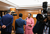 Minister Naledi Pandor during a media interview with the Department of International Relations and Cooperation UBUNTU Radio, upon the conclusion of the Third Formal Meeting of the Brazil, Russia, India, China and South Africa (BRICS) Ministers of Foreign Affairs/International Relations, Rio De Janeiro, Brazil, 26 July 2019.