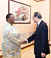 Bilateral Meeting between the Minister of International Relations and Cooperation, Dr Naledi Pandor, and Yang Jiechi (Member and Foreign Affairs Director of the Politburo of the Central Committee of the Communist Party of China). Beijing, People’s Republic of China, 25 June 2019.