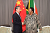 Bilateral Meeting between Minister Naledi Pandor and the Minister of Foreign Affairs of China, Mr Wang Yi, Southern Sun Elangeni Hotel, Durban, South Africa, 18 October 2019.